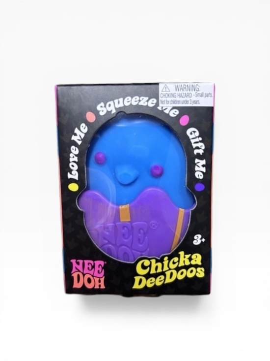 Needoh Other - Nee Doh NeeDoh Chicka DeeDoos Stress Toy by Schylling blue & purple chick Easter